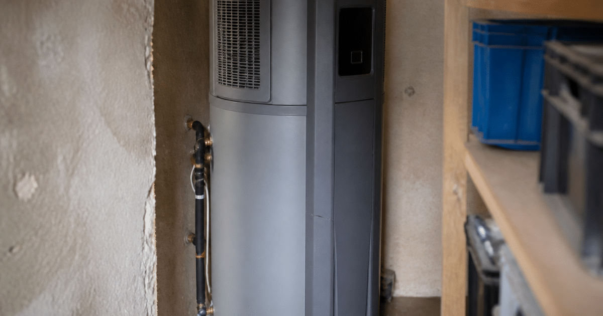 Chauffe-eau thermodynamique vertical gris Atlantic 270 litres