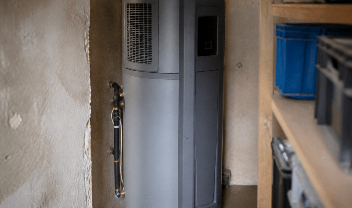 Chauffe-eau thermodynamique vertical gris Atlantic 270 litres