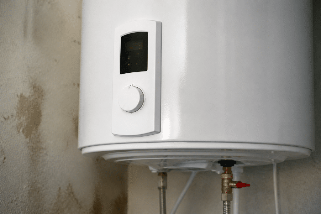 Chauffe-eau avec affichage litres et thermostat calibré