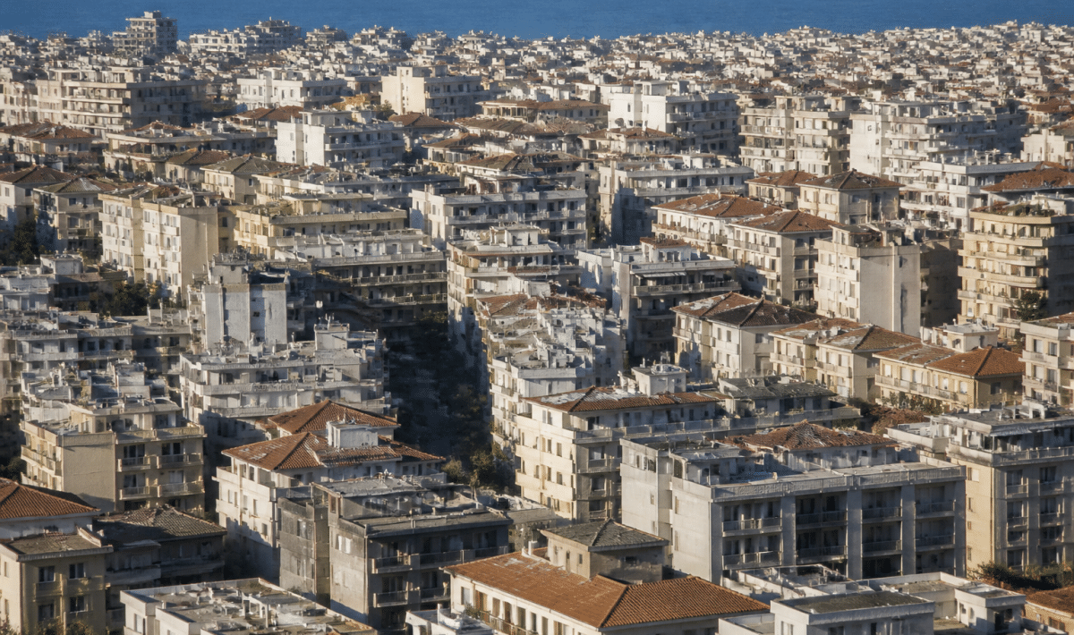 Densite de population urbaine dans commune francaise cotiere